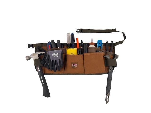 BUCKET BOSS 80100 Superwaist Apron Tool Belt, Brown Canvas, Quick Release, 13