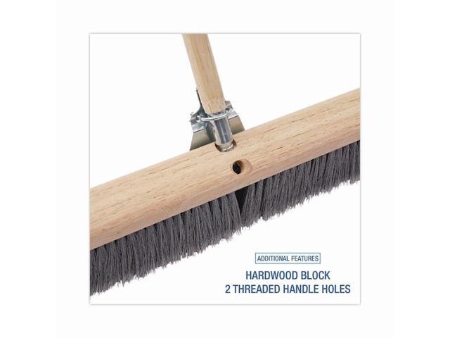 BOARDWALK BWK20436 36 in Sweep Face Broom Head, Gray