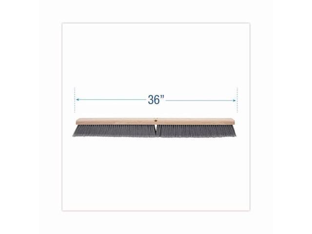 BOARDWALK BWK20436 36 in Sweep Face Broom Head, Gray