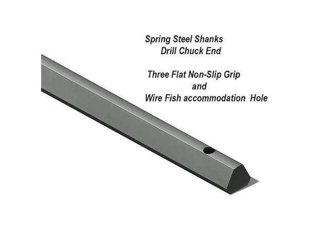 EAGLE TOOL US EC37518 Cable Installer Bit,3/8in,Carbon Steel