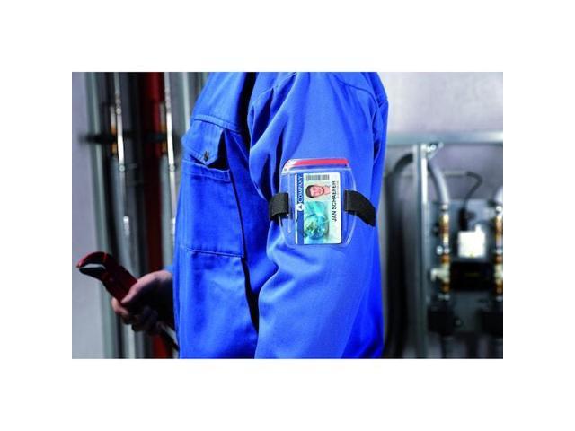 DURABLE 841419 Card Holder,4-1/4' L,Outdoor Secure,PK10