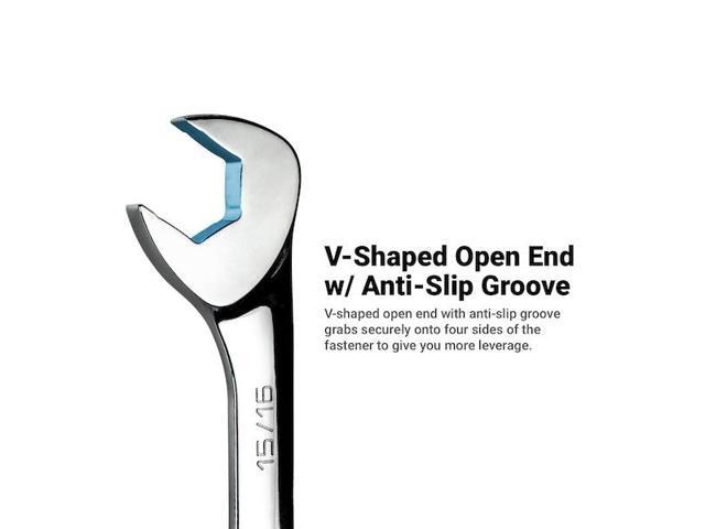 CAPRI TOOLS CP11936 716 Angle Open End Wrench, 30Deg and 60Deg Angles, SAE