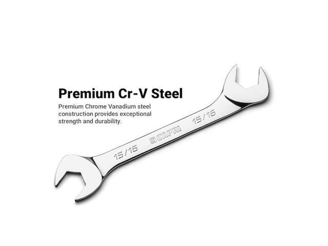 CAPRI TOOLS CP11936 716 Angle Open End Wrench, 30Deg and 60Deg Angles, SAE