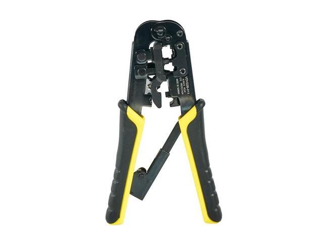 KLEIN TOOLS VDV226-817 7 1/2 in Crimper and Connector Kit Ethernet, RJ45