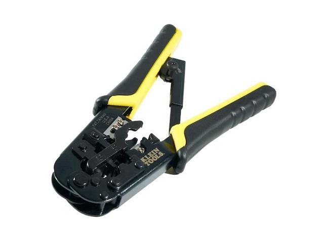 KLEIN TOOLS VDV226-817 7 1/2 in Crimper and Connector Kit Ethernet, RJ45