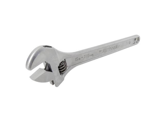 KLEIN TOOLS 506-15 Adjustable Wrench Standard Capacity, 15-Inch