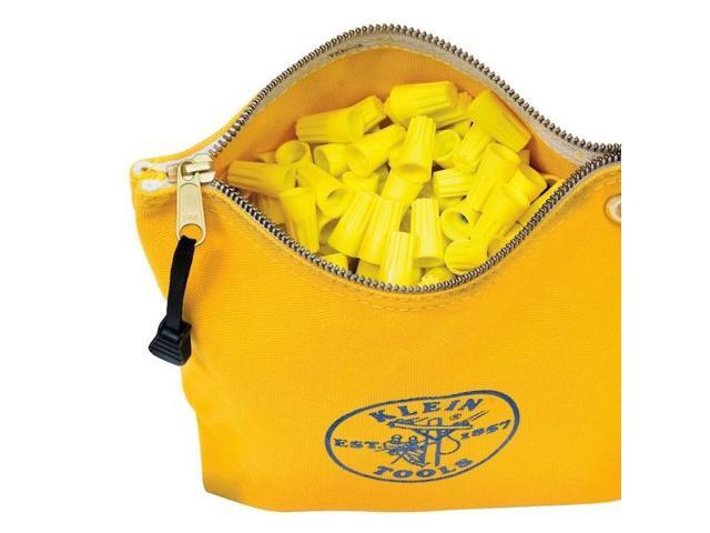 KLEIN TOOLS 5539YEL Tool Bag, Yellow, Canvas, 0 Pockets