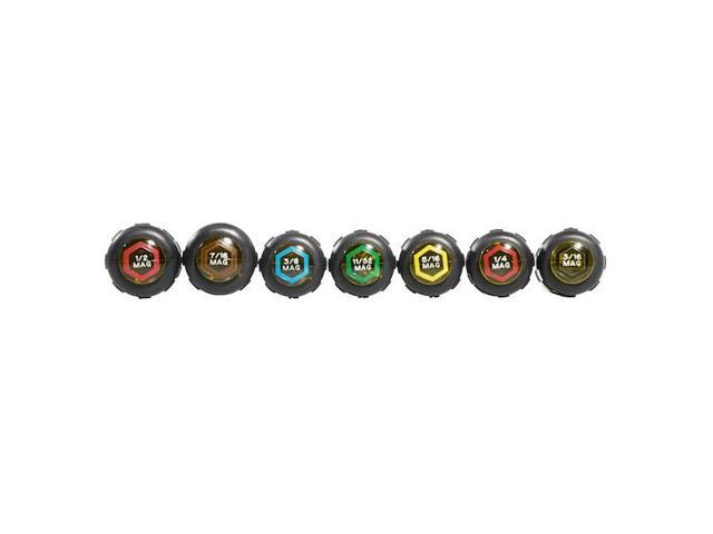 KLEIN TOOLS 647M Nut Driver Set, Magnetic Nut Drivers, 6-Inch Shafts, 7-Piece