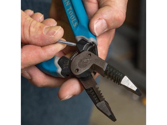 KLEIN TOOLS K12035 Klein-Kurve Heavy-Duty Wire Stripper 8-20 AWG