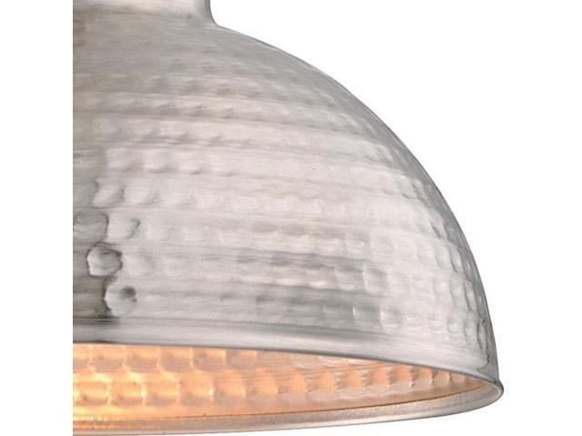WESTINGHOUSE 6309600 Pendant 60W Mini Ma-Lighte Hammered, Brushed Nickel Dome