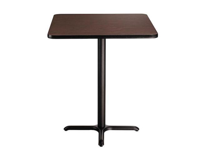 NATIONAL PUBLIC SEATING CT33636XBMY NPS Cafe Table, 36 Square, X Base, 42 Height