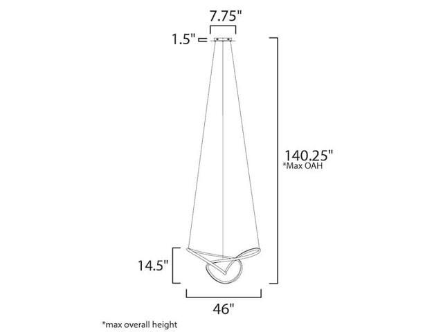 ET2 E20456-BCN Perpetual 46' LED Pendant