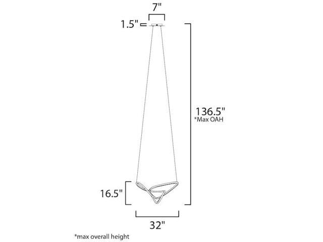 ET2 E20454-BC Perpetual 32' LED Pendant