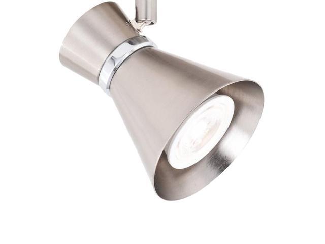 VAXCEL C0221 Alto 6 Light LED Brushed Nickel Swing Arm Ceiling Spot Light