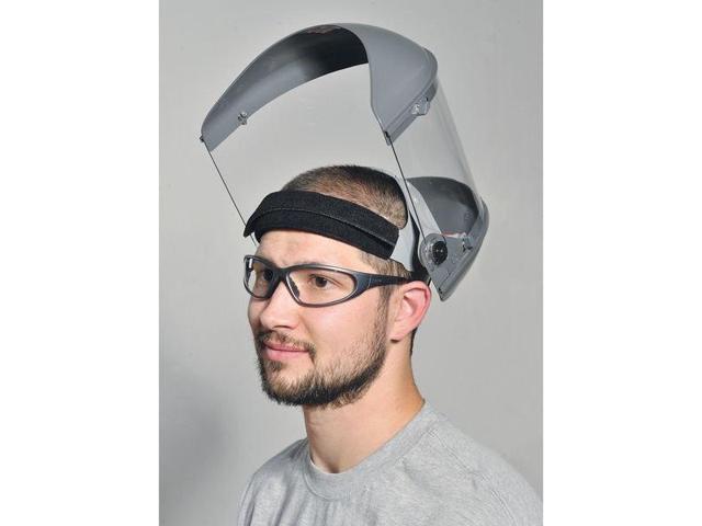 FIBRE-METAL BY HONEYWELL FM400DCCL Face Shield Assembly, Clear Visor, 8'