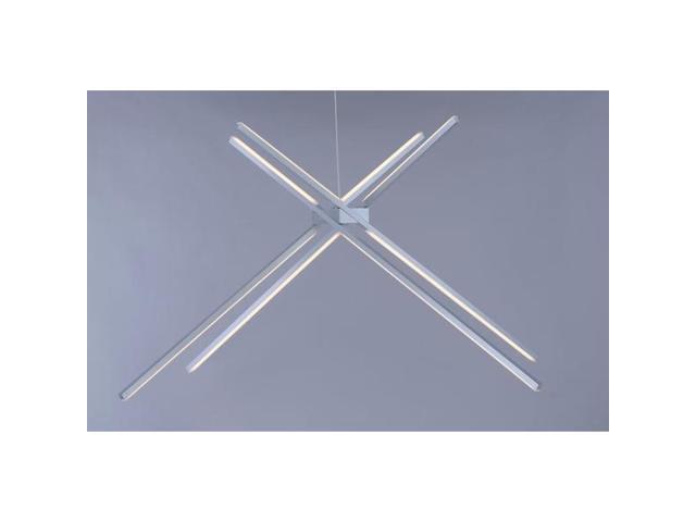 ET2 E41443-SA Alumilux Suspension 4-Light 44.5' Wide Satin Aluminum Pendant