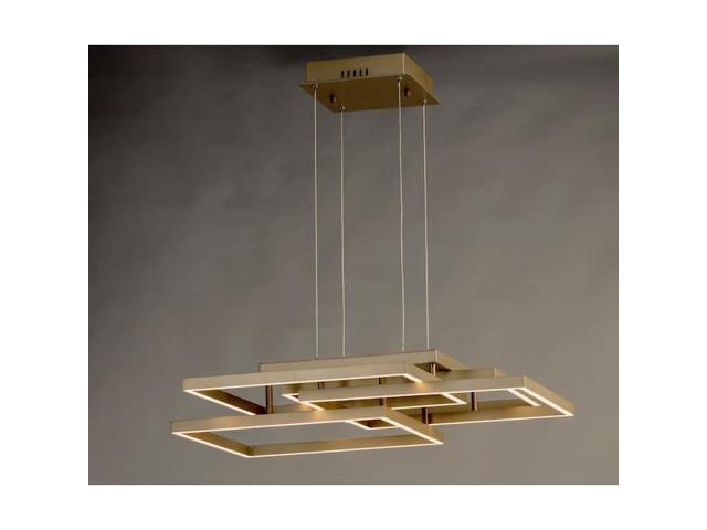 Photos - Chandelier / Lamp ET2 E21516-CHP Traverse LED 4-Light 31' Wide Champagne Pendant Light