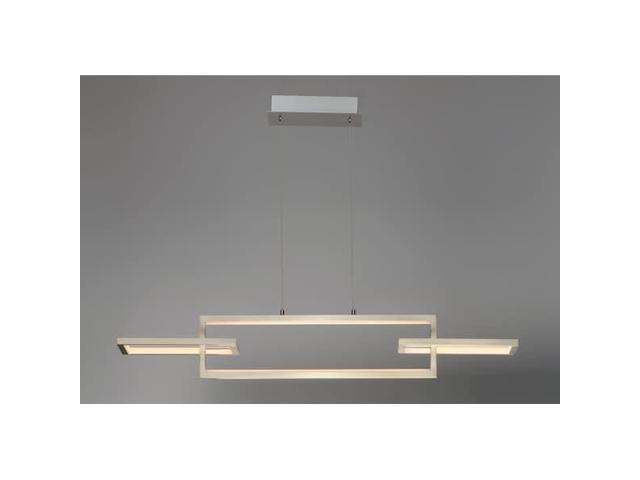 ET2 E20354-SN Link 3-Light 42' Wide Satin Nickel Pendant Light