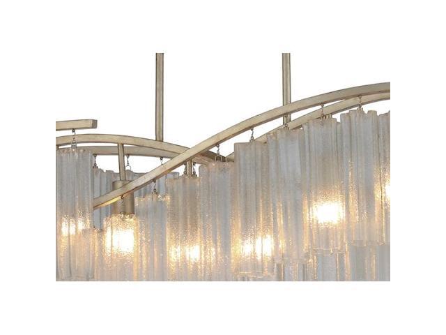 MAXIM LIGHTING 39579WFLGS Victoria 6-Light 16' Wide Golden Silver Linear Pendant
