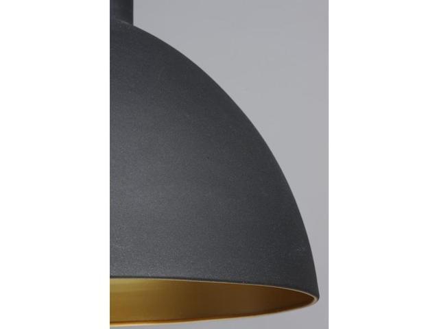 MAXIM LIGHTING 11024BKGLD Cora 1-Light 13.75' Wide Black / Gold Pendant Light