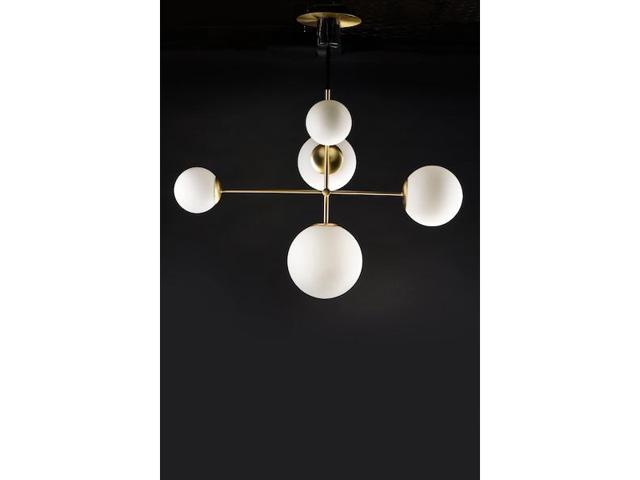 MAXIM LIGHTING 26037SWSBRBK Vesper 5-Light 15' Wide Satin Brass / Black Pendant
