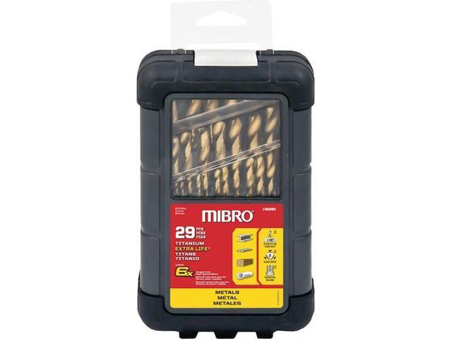 RICHELIEU 148280 (29-Piece) Titanium Nitride Coated Drill Bit Set