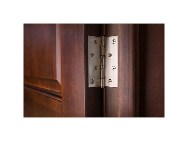 RICHELIEU 4821NBB 2Pack 3 12inch 89 mm Full Mortise Ball Bearing Butt Hinge,