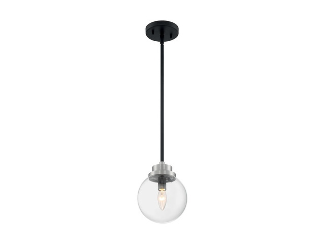 NUVO 60/7131 Fixture, Pendant, 1-Lght, Incandescent, 60W, 120V, B10, Candelabra