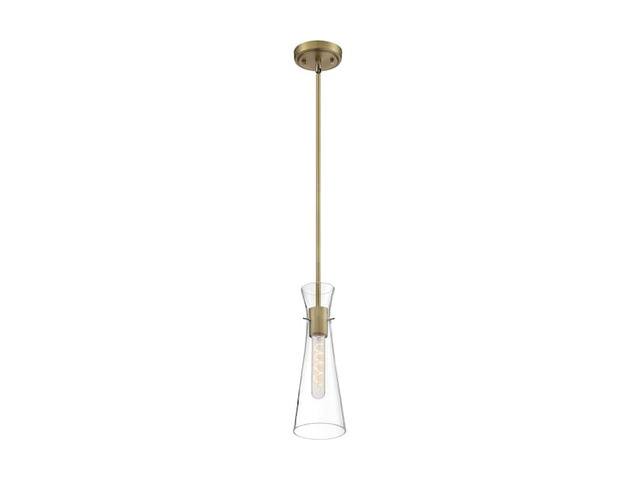 NUVO 60/6858 Fixture, Pendant, 1-Light, Incandescent, 60W, 120V, T9, Medium Base