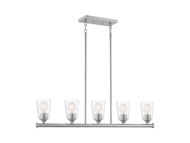 NUVO 60/7186 Fixure, Pendant, 5-Light, Incandescent, 60W, 120V, A19, Medium