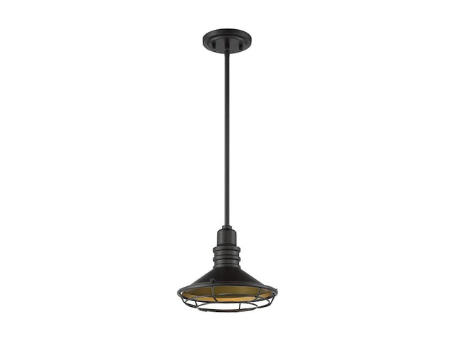 NUVO 60/7043 Fixture, Pendant, 1-Light, Incandescent, 60W, 120V, A19, Medium