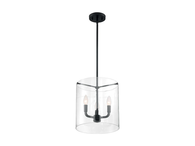 NUVO 60/7277 Fixure, Pendant, 3-Lght, Incandescent, 60W, 120V, B10, Candelabra