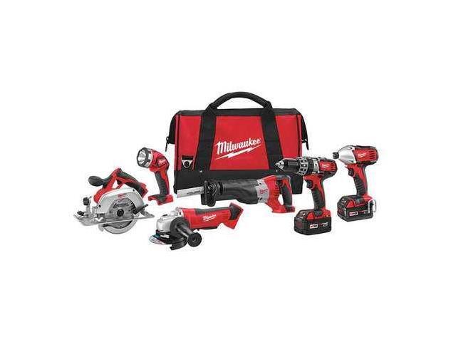 Milwaukee Electric Tool - 2696-26 - Milwaukee M18 18 Volt 1800/3500/2750 RPM/3000 SPM 6 Tool Cordless Combination Tool