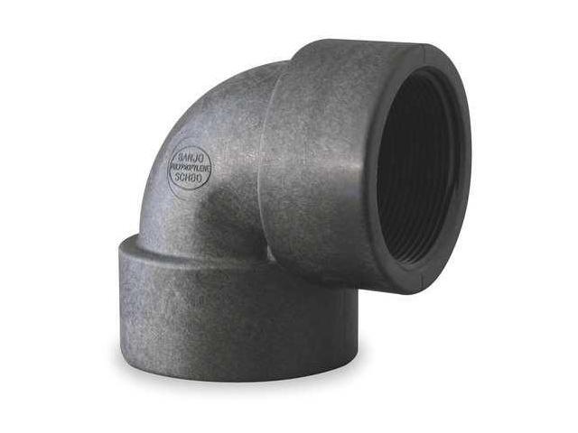 BANJO EL300-90 90 Degree Elbow, Polypropylene, 3', Schedule 80, 300 psi Max