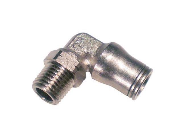 LEGRIS 3609 12 21 Push-Fit Elbow Fitting, 12mm Tube Size, Brass, Silver
