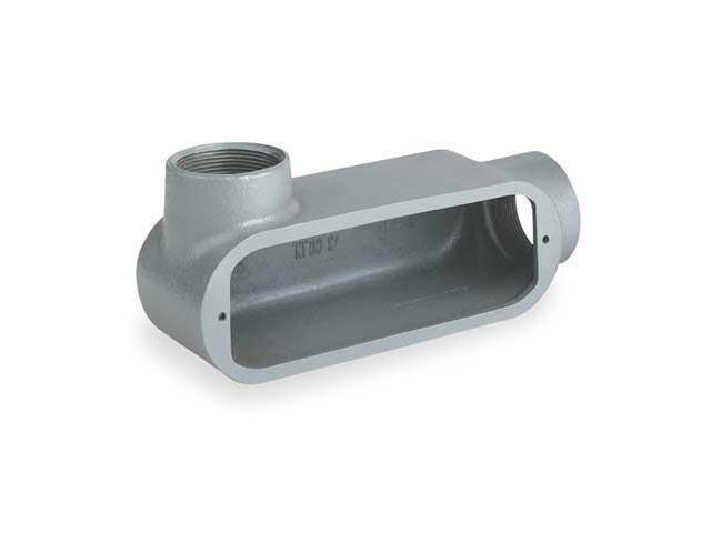 HUBBELL KILLARK OLL-6M Conduit Outlet Body,Iron,LL,2 In.