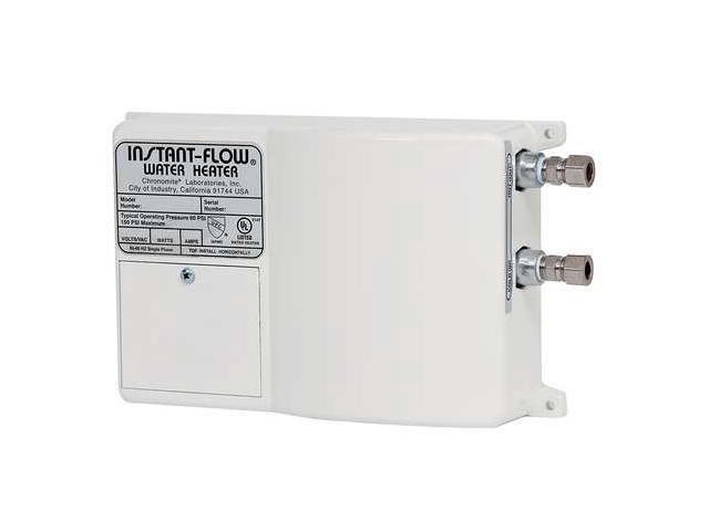 CHRONOMITE SR-30L/120 HTR-I Electric Tankless Water Heater, Wall Mount, 3,600