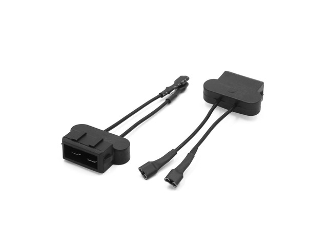 2Pcs Plastic Car Horn Adapter Wiring Harness Pigtail Socket for Volkswagen VW
