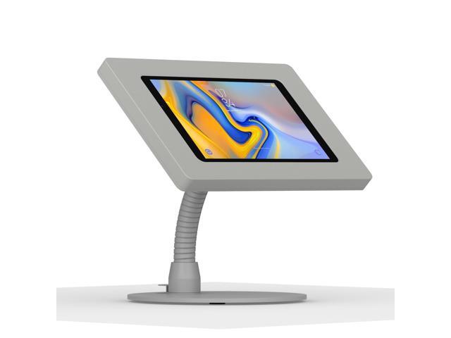 VidaMount Light Grey Enclosure and Portable Flexible Stand [Bundle] compatible with Samsung Galaxy Tab A 10.5 (2018)