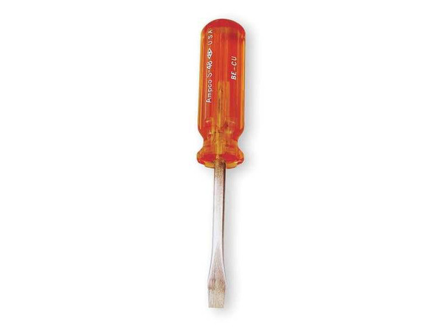 AMPCO SAFETY TOOLS D-50 Hand Held Dust Pan,Nickel/Alum./Bronze