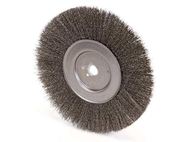 Photos - Other Power Tools WEILER 93494 Crimped Wire Wheel Wire Brush, Arbor, 10' 1258 