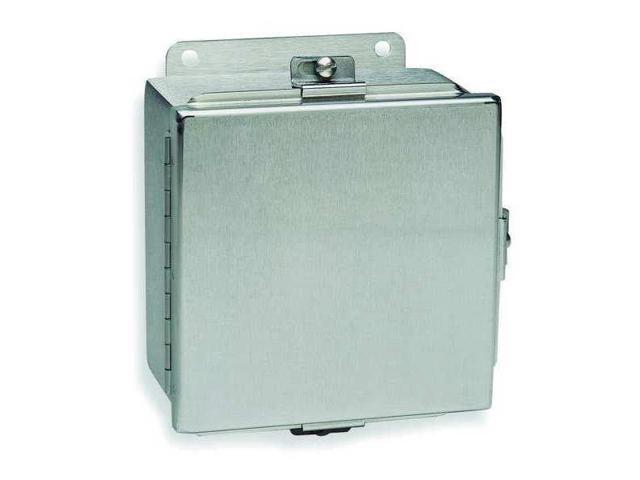 WIEGMANN BN4161406CHSS Screws and Clamps Electrical Enclosures, 16 in H, 6 in