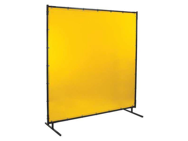 STEINER 534-4X6 Welding Screen, Transparent Vinyl, 4 ft H, 6 ft W, 13 oz/sq yd,