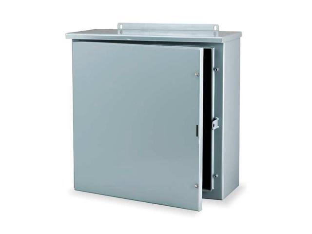 WIEGMANN RHC302408 Padlockable Hasp Electrical Enclosures, 30 in H, 8 in D, 24