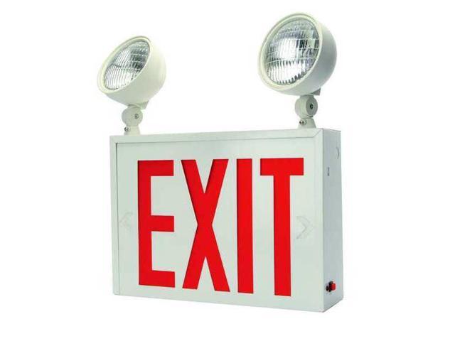 Photos - Chandelier / Lamp LITHONIA LIGHTING LHXNY W 1 R ACUITY LITHONIA Steel LED Exit Sign with