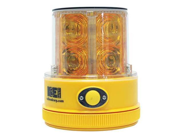 Photos - Chandelier / Lamp RAILHEAD GEAR M18 Solar A Rechargeable SafetyLight, Amber, LED, Solar