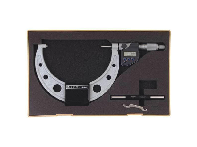 MITUTOYO 293-351-30 Digital Micrometer,Outside,5 to 6',SPC