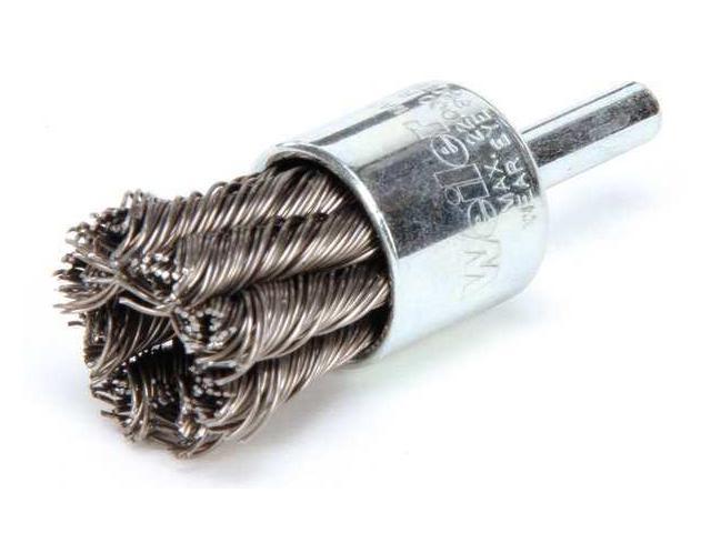 Photos - Other Power Tools WEILER 90192 Knot Wire End Wire Brush, Steel, 3/4' 10026 