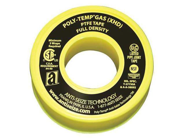 ANTI-SEIZE TECHNOLOGY 46350A Gas Line Sealant Tape,3/4 x 520 In