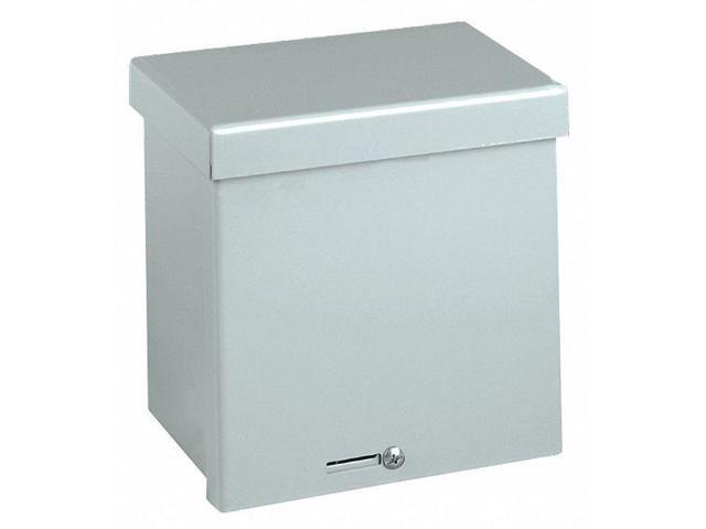 Wiegmann Enclosure Silver Galvanized Includes Screws RSC181808G